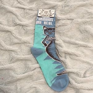 Purmaids Are Real cat/mermaid socks. NWT